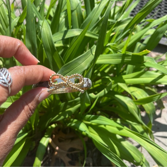 Rachel Leigh Gold Tone Python Bangle! - Picture 7 of 7